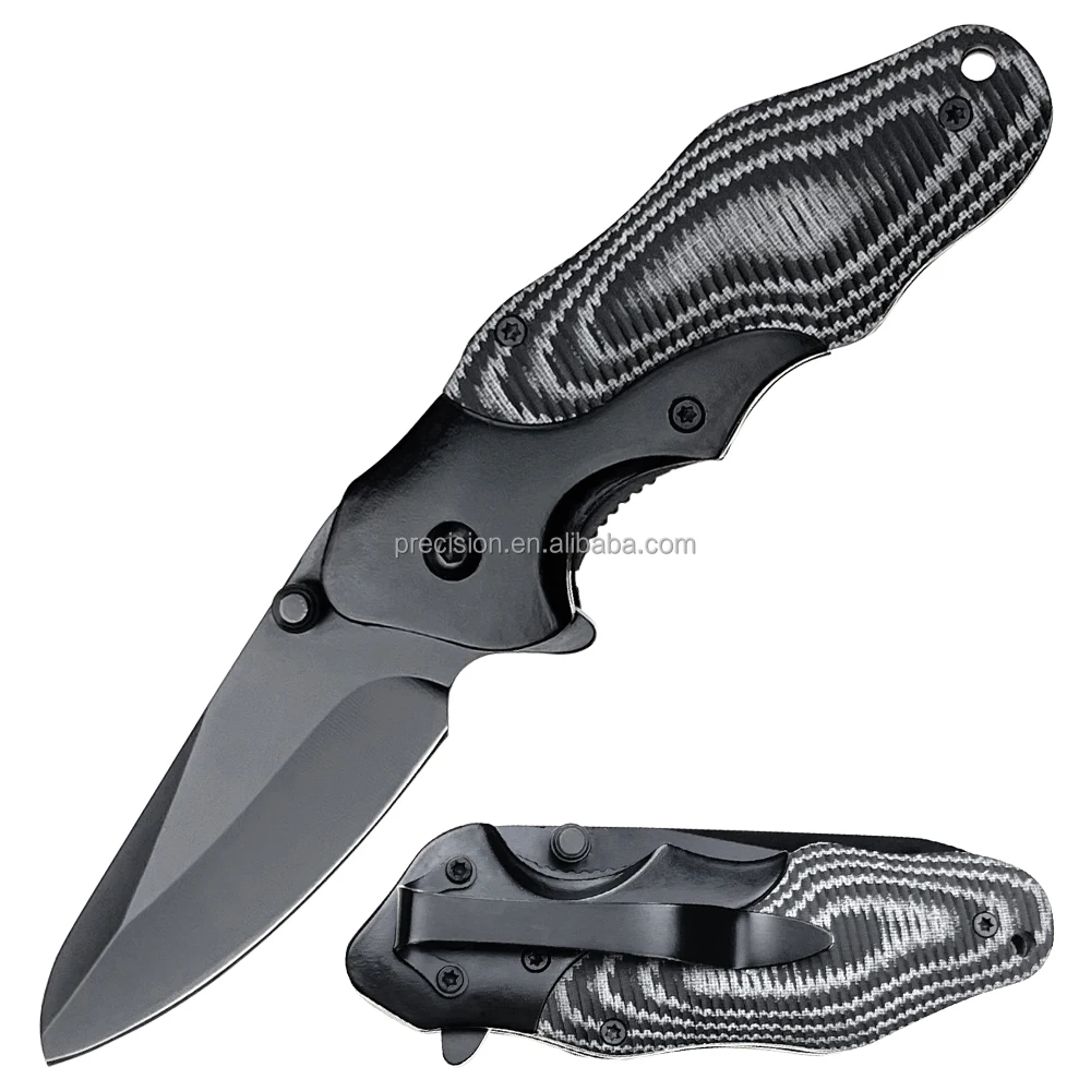 Изготовленный На Заказ D2 титановое лезвие Micarta ручка складной нож для выживания кемпинга EDC наружного применения