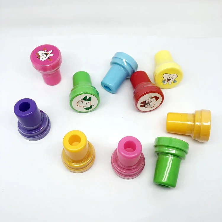 Plastic Dental Ink Stamp Set Teeth Style Stamps For Christmas Gift