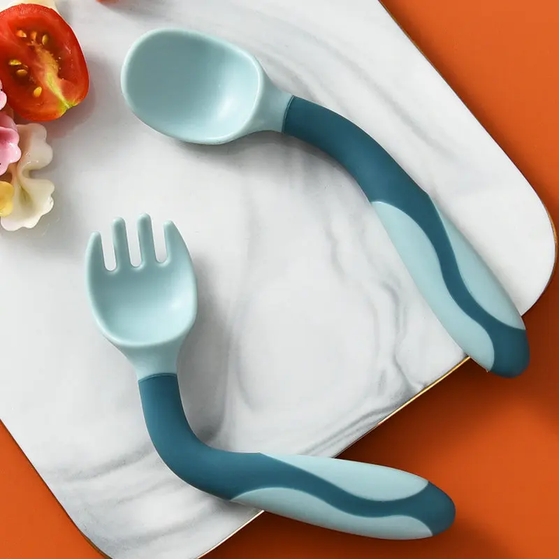 Baby Spoon Food Grade OEM Wholesale Silicone Baby Feeding Spoon