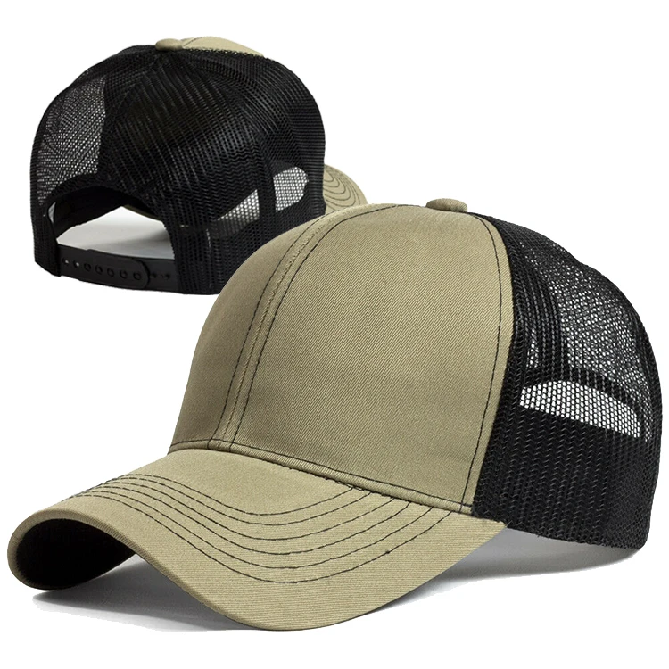 Embroidery baseball cap trucker sports hat Custom printing logo 100% cotton  cap manufacturers wholesale