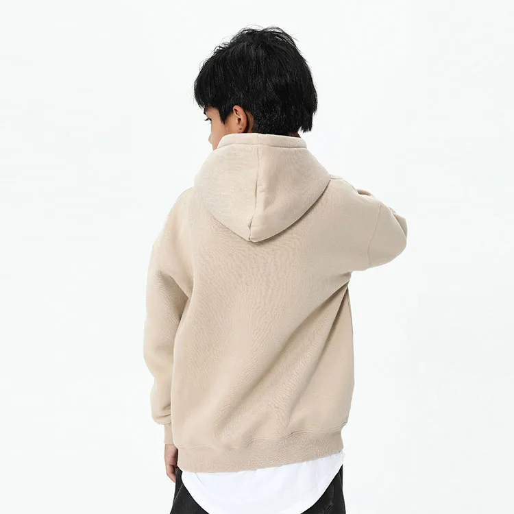 Wholesale Kid Clothing 100% Cotton Fabric Tracksuits Children Plain Hoodies Custom Print Kids Sweatshirts