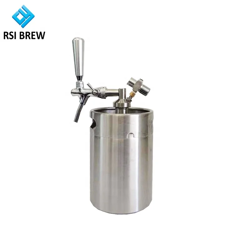 2L stainless steel beer barrel Mini Custom Beer Kegs