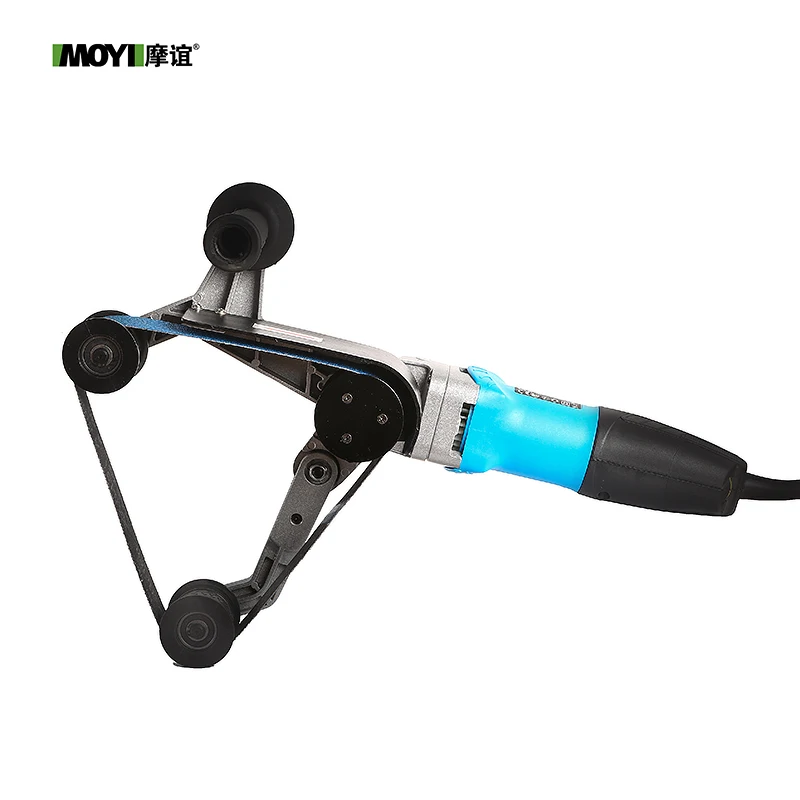 Rated Voltage 800W/7A 230-240v/120v  50Hz/60Hz 2.4-9.1m/s Tube Pipe Belt Sander Polisher