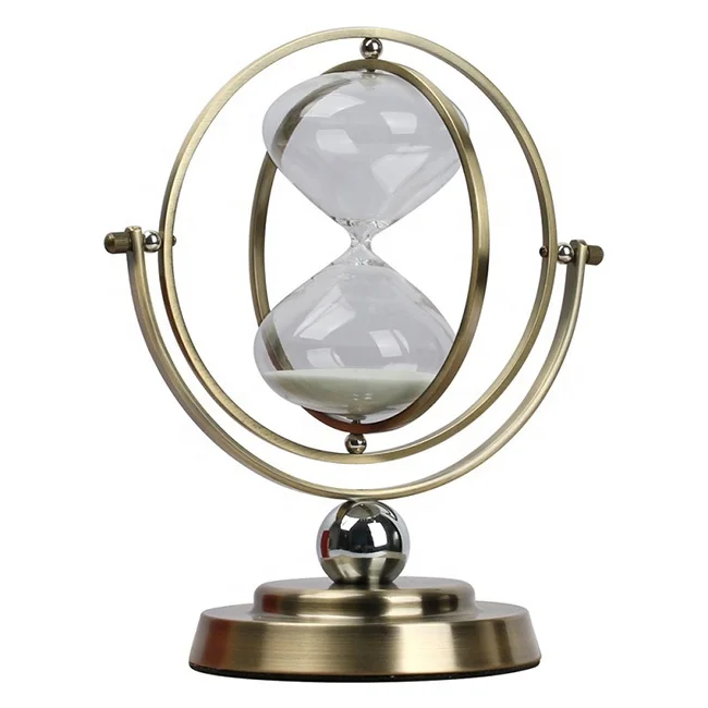 Home Decoration Gift 30 Minutes 60 Minutes Globe Hourglass Sand Timer