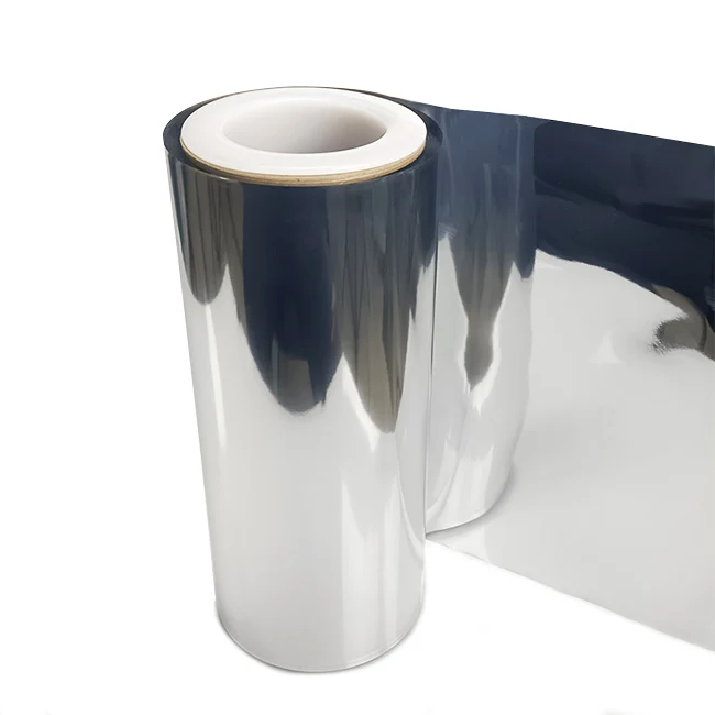 Factory direct Sale high gloss metallized polyethylene PE film for label and sticker resistor metal film