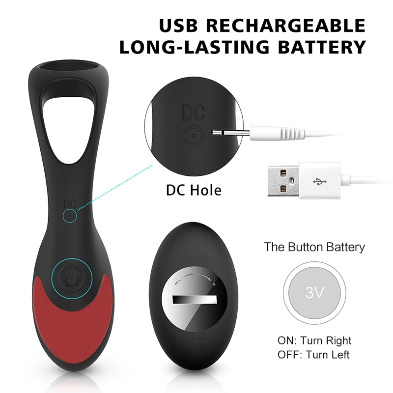 
High-grade Prostate Massage with Cock-ring Men Sex Toys Anal Vibrator Wireless Remote Butt Plug for Adult Masturbation 