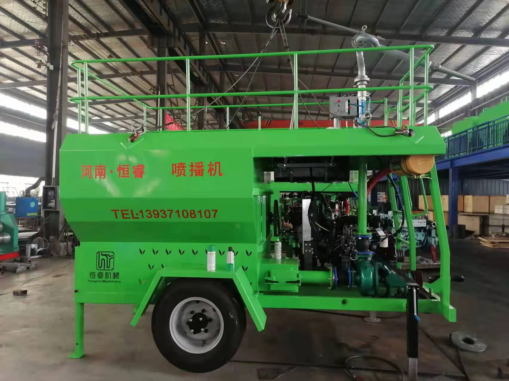 diesel grass seed spraying machine hydroseeder machine for mountain slope virescence engineering Green Mulch