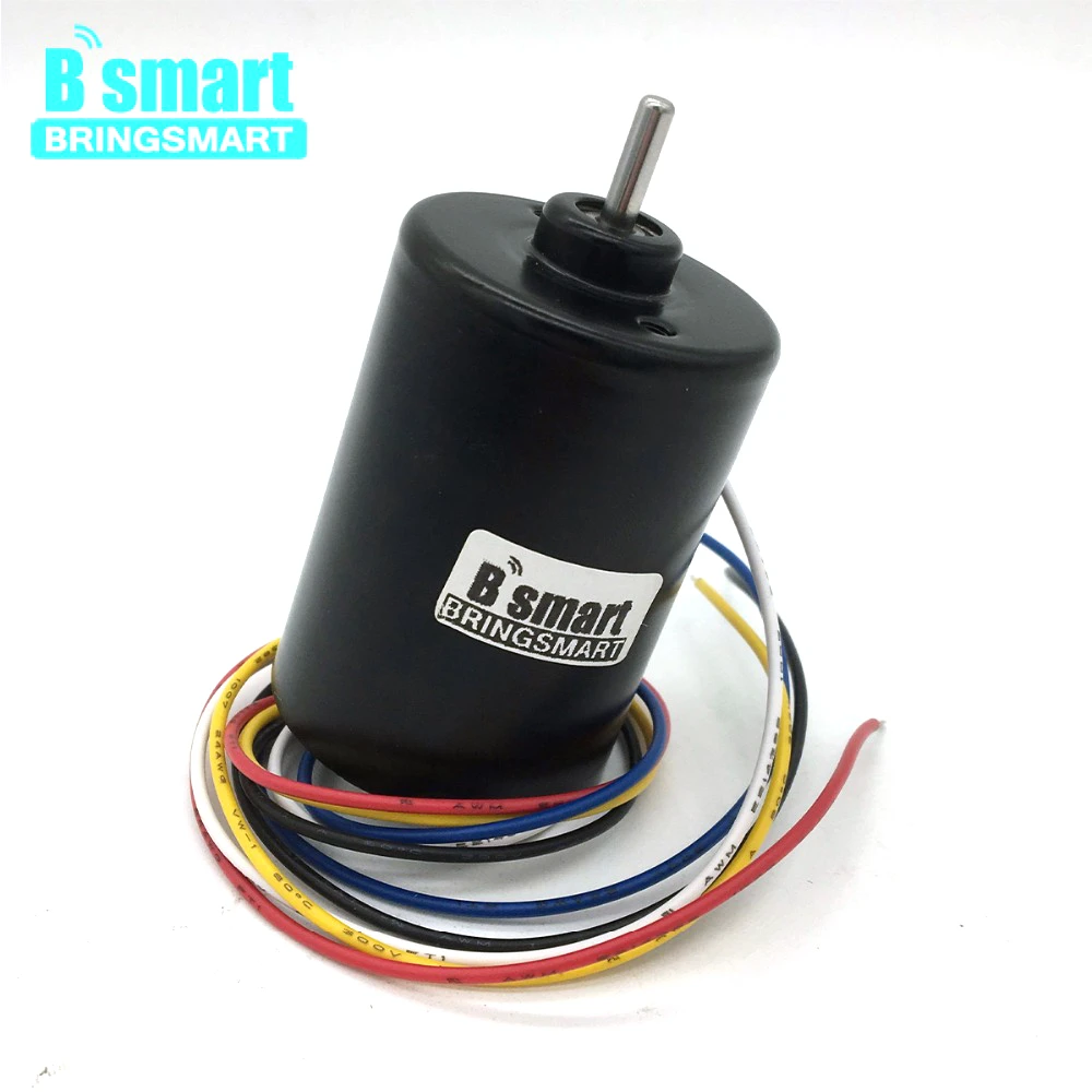 Bringsmart A3650 brushless dc motor 12v 24v bldc motor 4000-8000rpm  Adjustable Reversed High Speed BLDC Motor