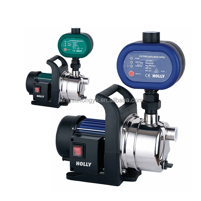 Stainless Steel 800W Multi Function Garden Water Sprinkler Pump Automatic Smart Pressure Controller 1HP Transfer Irrigation Pump