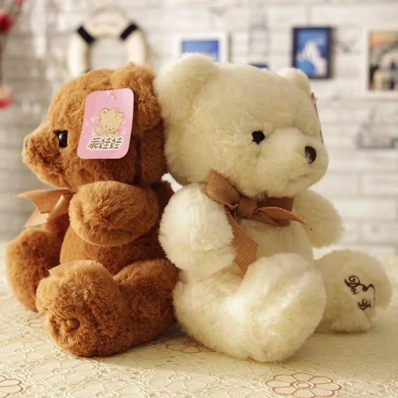 20/33/40cm Super Soft Anime Plush Toys Teddy Stuffed Animal Toy Bear Wholesale Stuffed Plush Cute With Bowtie Xmas Gifts