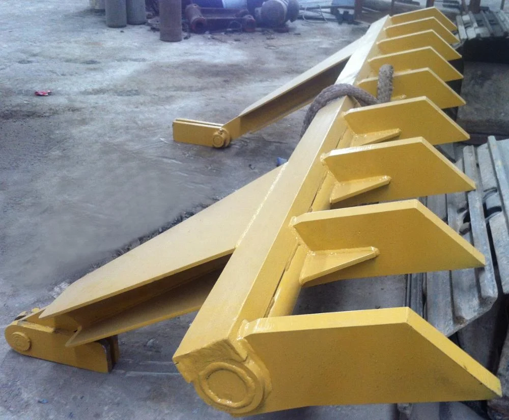 Newly design excavator wear-resistant 100-2500mm width dozer root rake