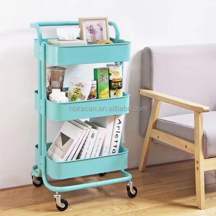Folding Shelf 5 Tiers Household Steel Storage Shelf Rack No Assembly Kitchen Storage Foldable Rack Shelf On Wheels
