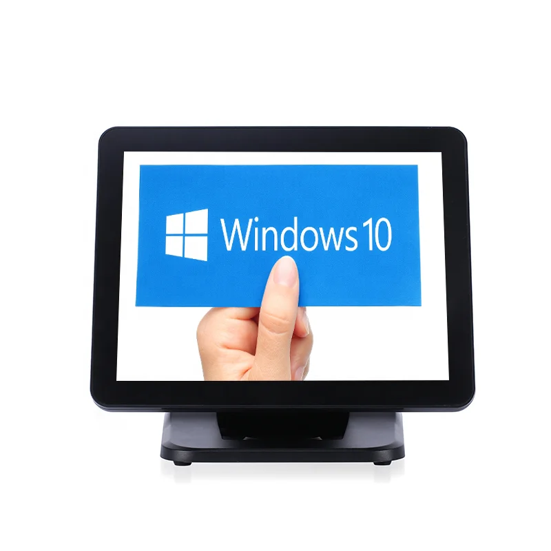 Pos factory manufacturer 15 inch integrated folding aluminum alloy touch screen Pos system Cash register