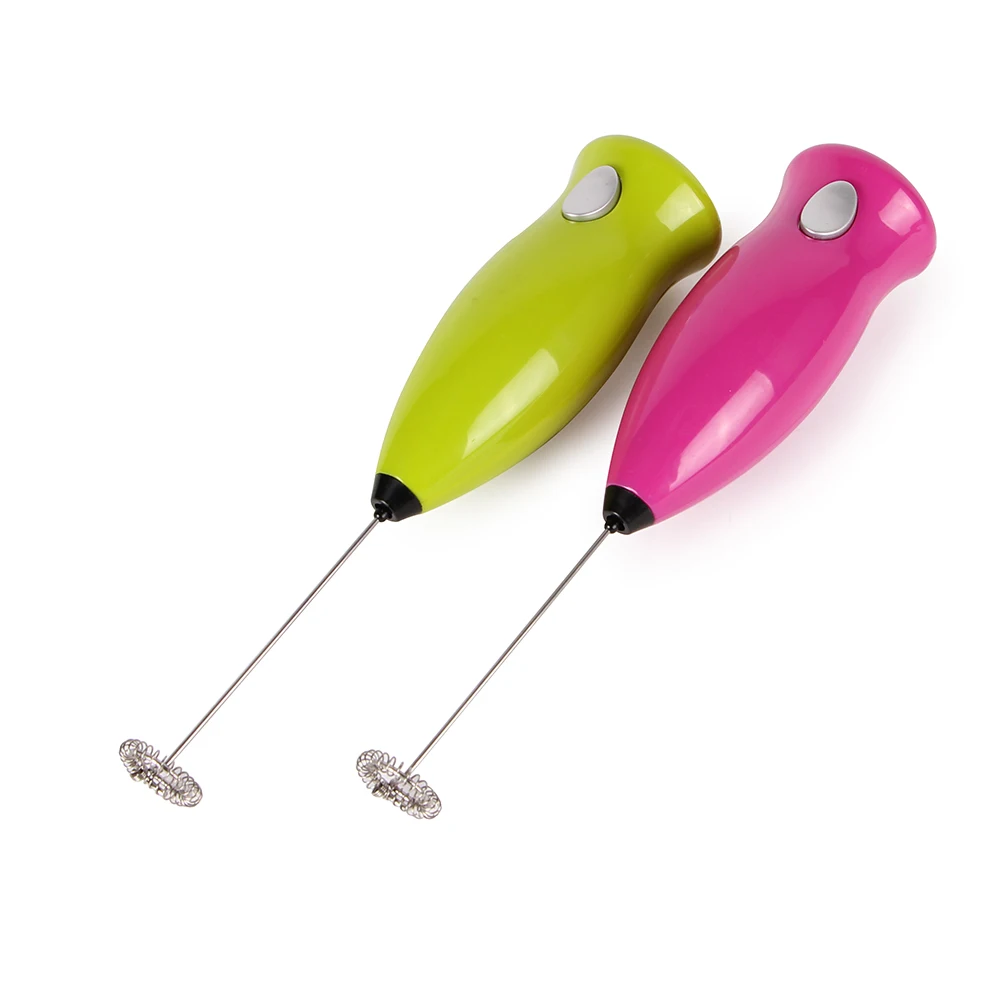 Home Supplies 304 Stainless Steel Portable Mini Coffee Foamer Beater Battery Operated Milk Frother