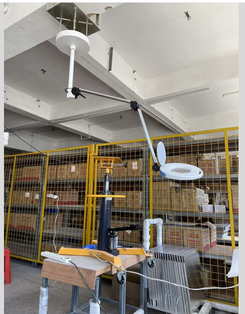 MT MEDICAL Beauty Salon Skin Examination Glass UV LED Magnifying Ceiling Lamp