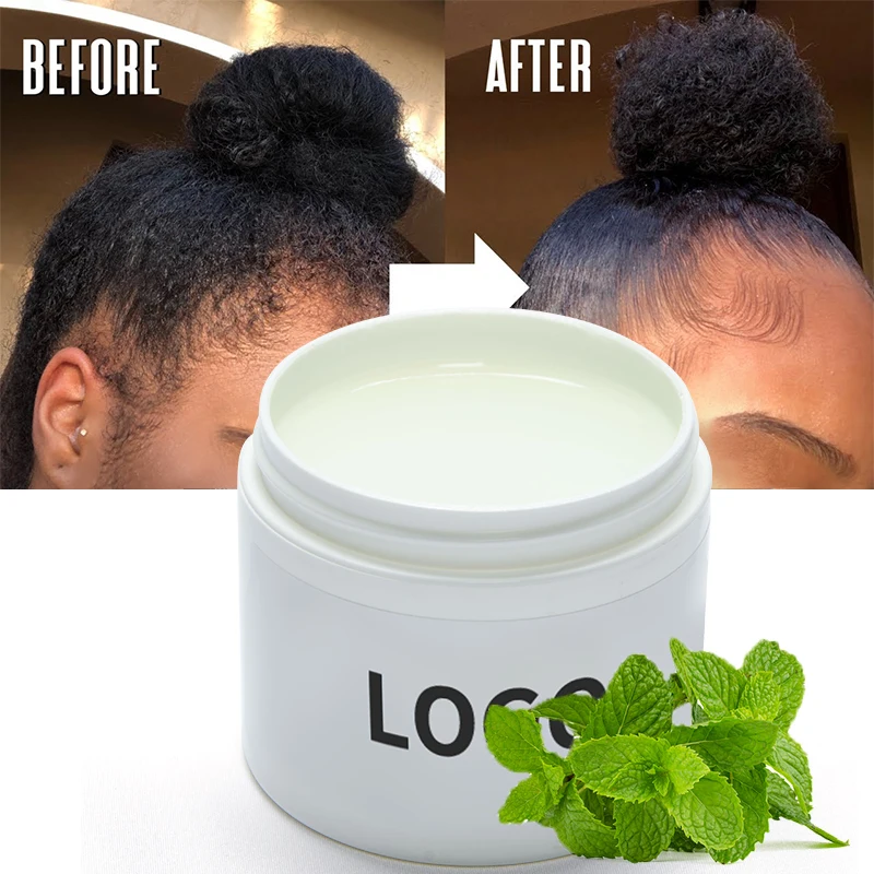 Private Label Hair Styling Products Vegan Pomade Strong Braid Gel Extra Hold Hair Wax Edge Control