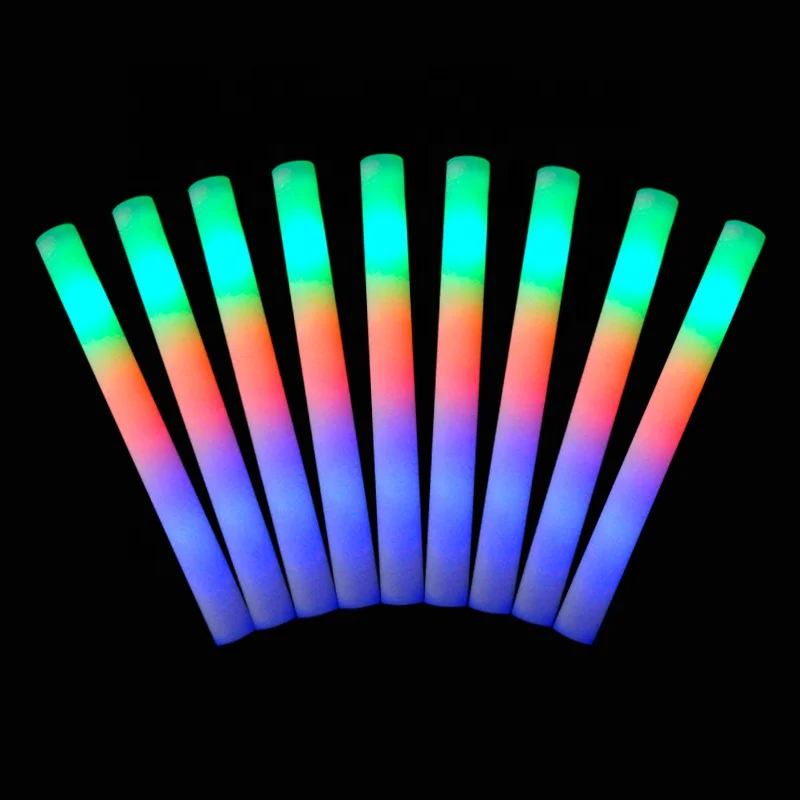 2023 Светодиодная трубка для подвешивания, Rgb-лампа для вечеринки, диджея, ночного клуба, концерта, событий, светящиеся палочки, цветная светодиодная пенопластовая палочка