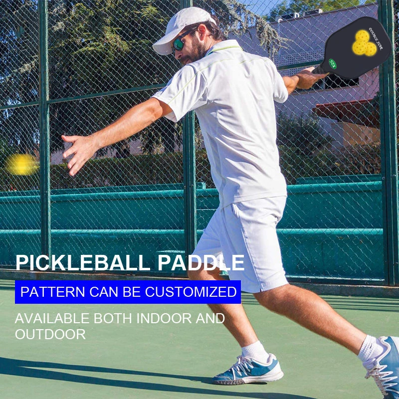 Popular Customized Pickle Ball Paddle Polypropylene Honeycomb Core Graphite Face Cushion Pickleball Paddle set