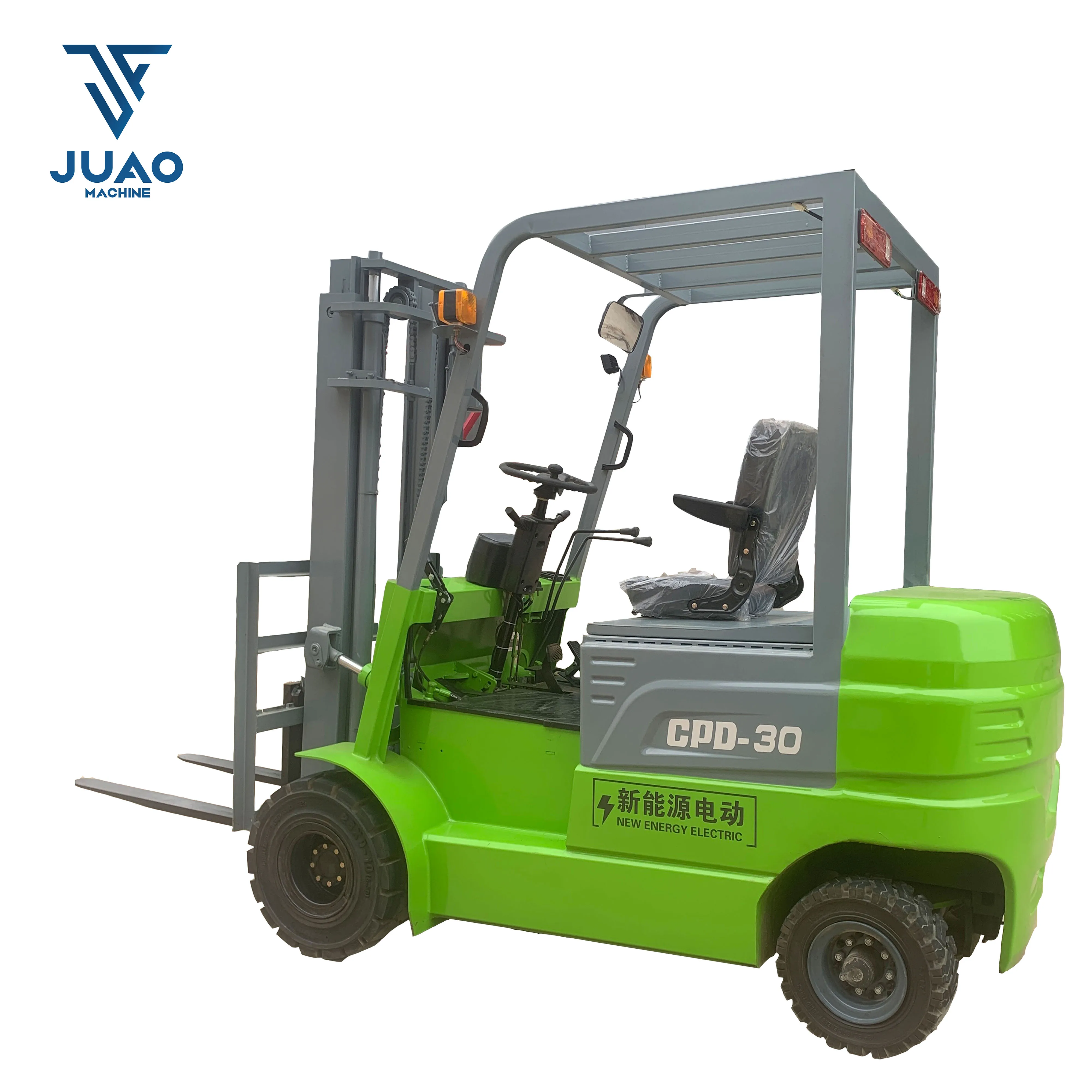 Small electric forklift self loading portable forklift electric stacker electric battery forklift
