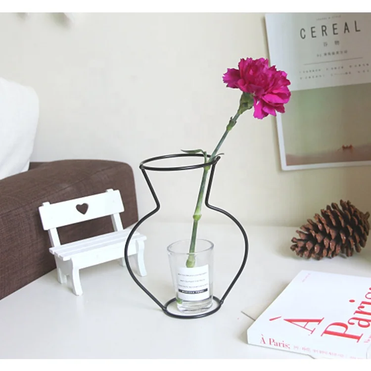 
Nordic Style Creative Crafts Ornaments Iron Vase For Home Decoration 