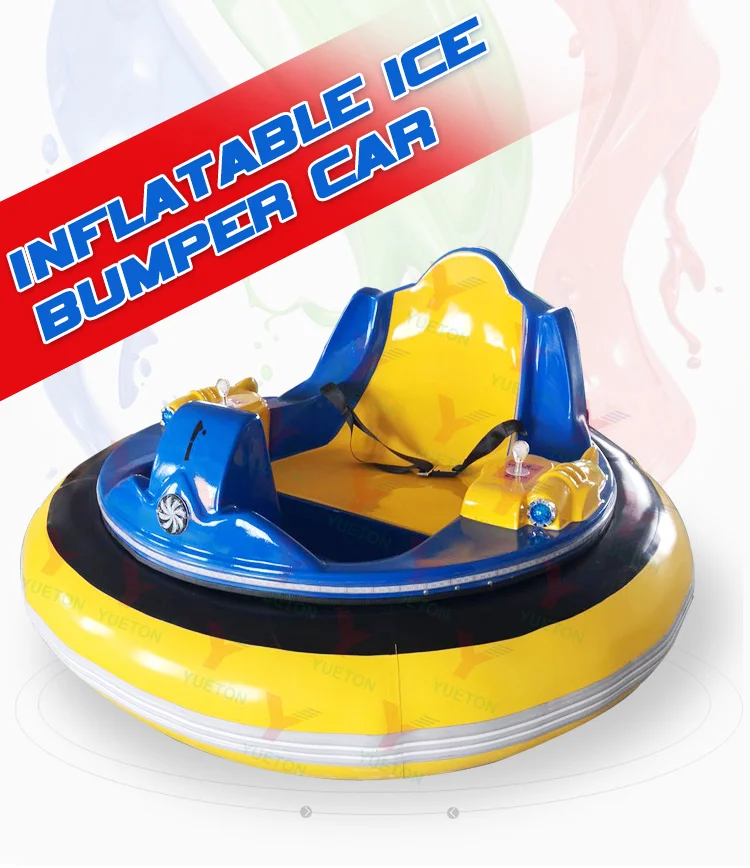 Professional Manufacturer Amusement Park Equipment Attraction Inflatable Ice Bumper Cars