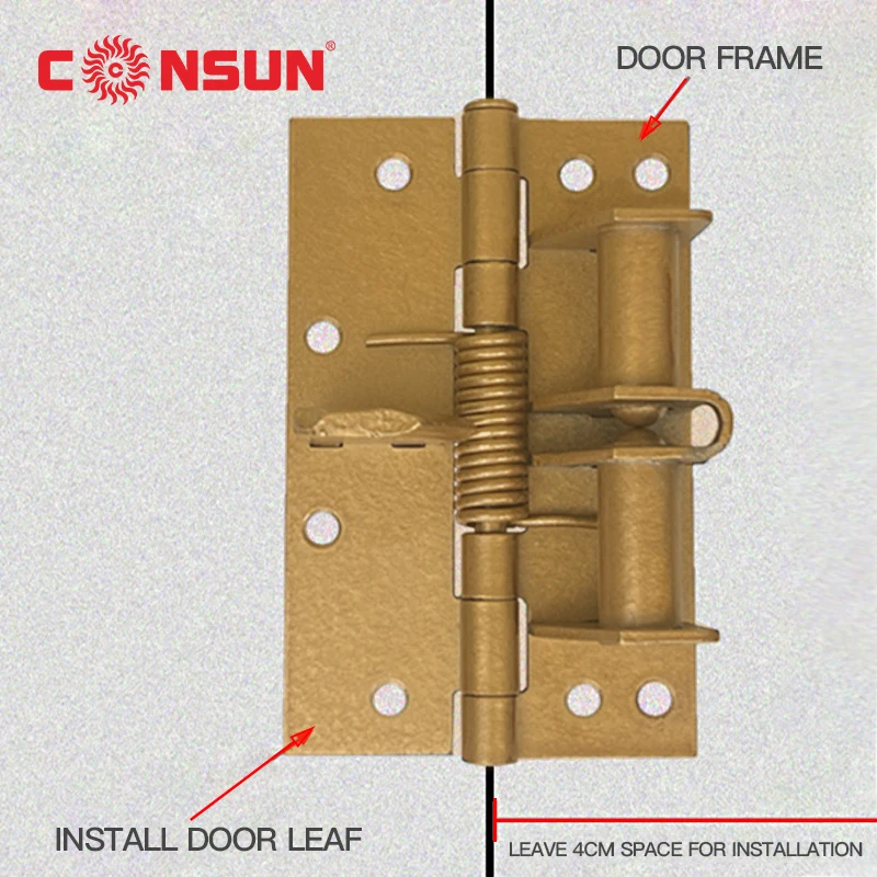 Multi-Function Hinge Spring Positioning Detachable Aluminum Alloy Door Automatic Closing Rebound Hinge