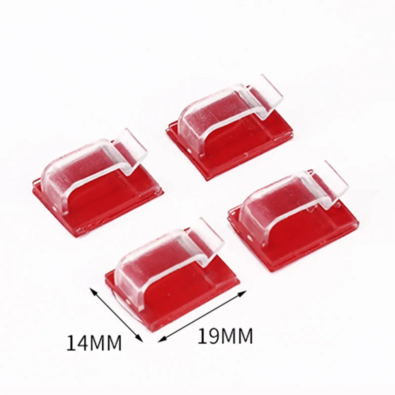 Прозрачный органайзер для проводов с акриловыми лентами самоклеящиеся кабельные