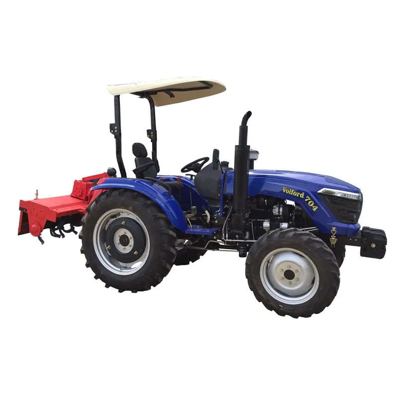 30hp 4wd Volford chinese mini tractors with front loader rotary tiller for sale