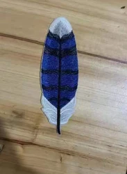 Gifts Teacher Gift For Reading Lovers Hand Stitched Felt Bookmarks Hand Embroidered Feather Bookmark