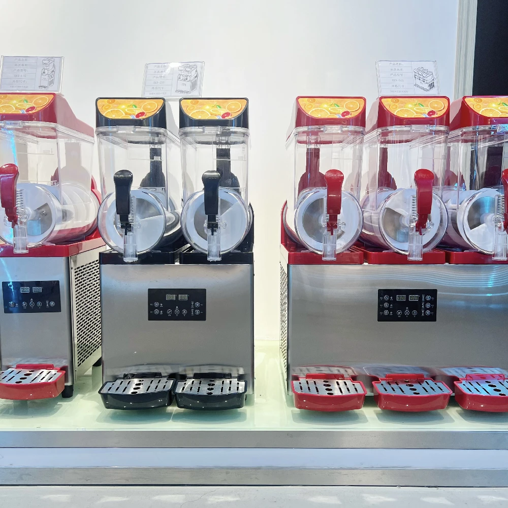 New Type Smoothie Ice Slush Machine Commercial Fruit Machine Juice Dispenser Slush Machine