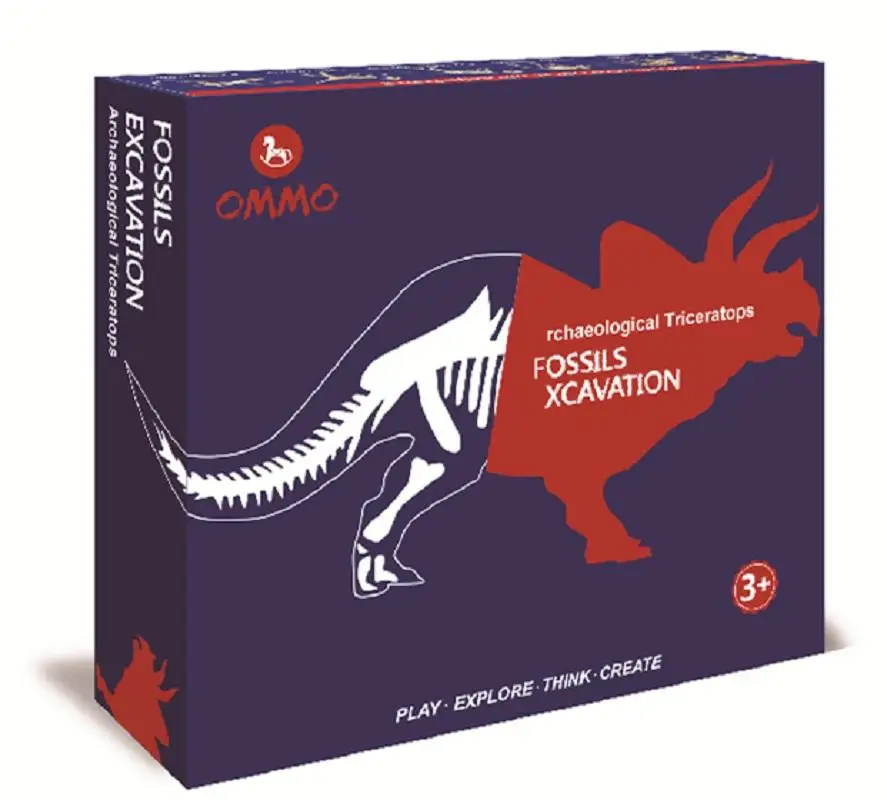 2022Manufacturers recommend archaeological toy dinosaur fossil dig it out dinosaur skeleton bone excavation kit