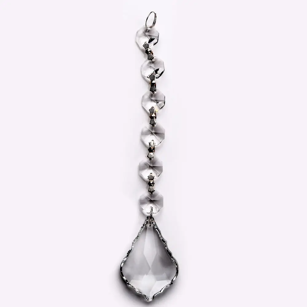 Хрустальная гирлянда Honor of crystal красивая цепочка стеклянная Кленовая хрустальная лампа призма подвеска