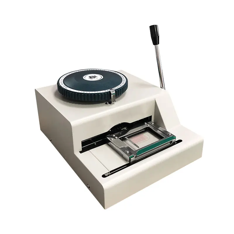 quality card consumables Hot Sale 72 Characters Plastic Card Embossing Machine with cheap price