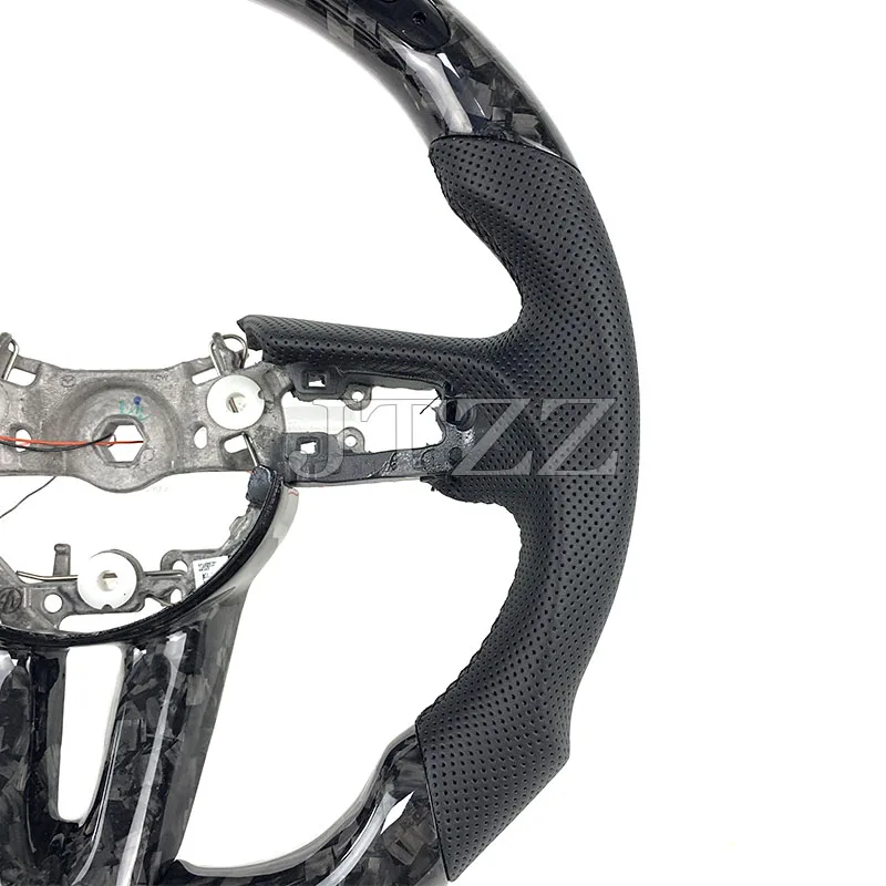 2020 2021 2022 2023 For Mazda 3 6 CX5 CX7 CX8 CX30 CX90 LED Display Carbon Fiber Steering Wheel Automotive Interior