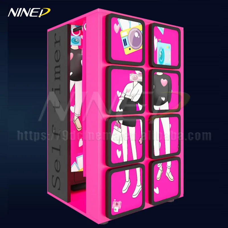 NINED Hot Self Service Photo Booth Machine Picture Kiosk Selfie Screen/selfie Booth Machine Photobooth Kiosk/selfie Kiosk Print
