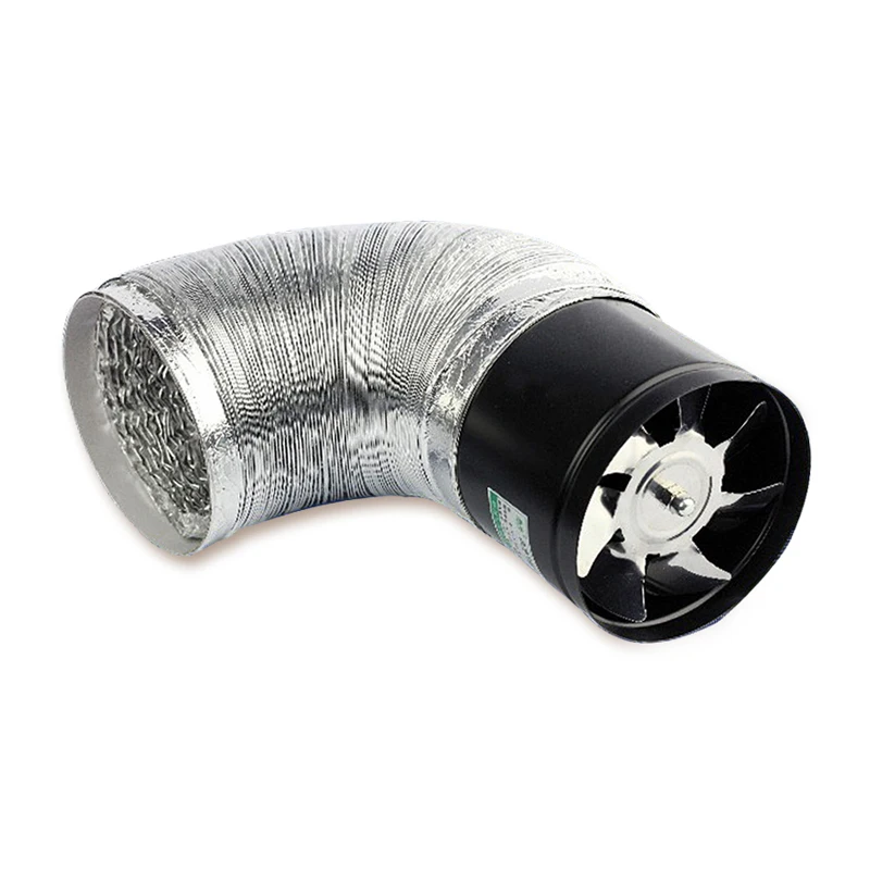 4, 5, 6, 7, 8, 10, 12 дюймов Гроу тенты для гидропоники номер смешанного потока в линии вытяжной промышленный вентилятор трубопровода усилитель вентиляторы