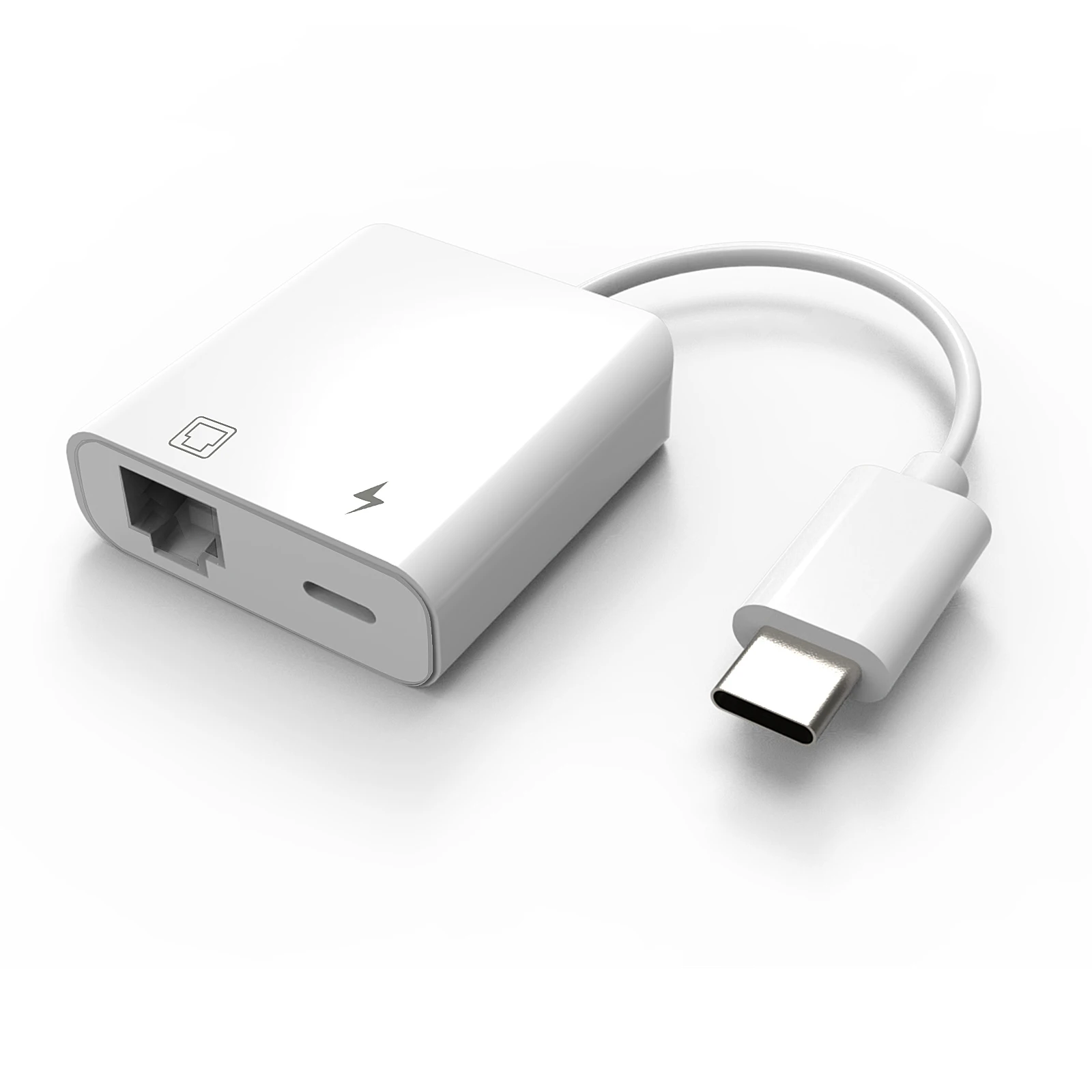 Portable Laptop Mac Book RJ45 LAN Network Docking Station USB C To Ethernet Gigabit Hub Converter Adapter Dongle USB To RJ45