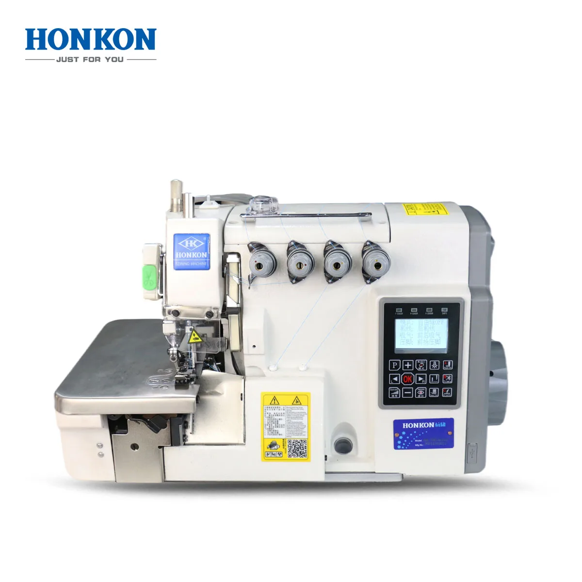 HK-700 полностью автоматическая компьютеризированная высокоскоростная четырехпоточная оверлочная машина