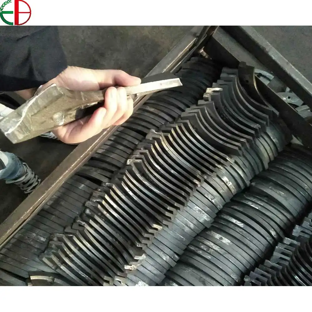 AS2027 NiCr2-500 Concrete Mixer Wear Blades Ni-hard Cast Iron,Ni-hard White Iron Blade EB10031