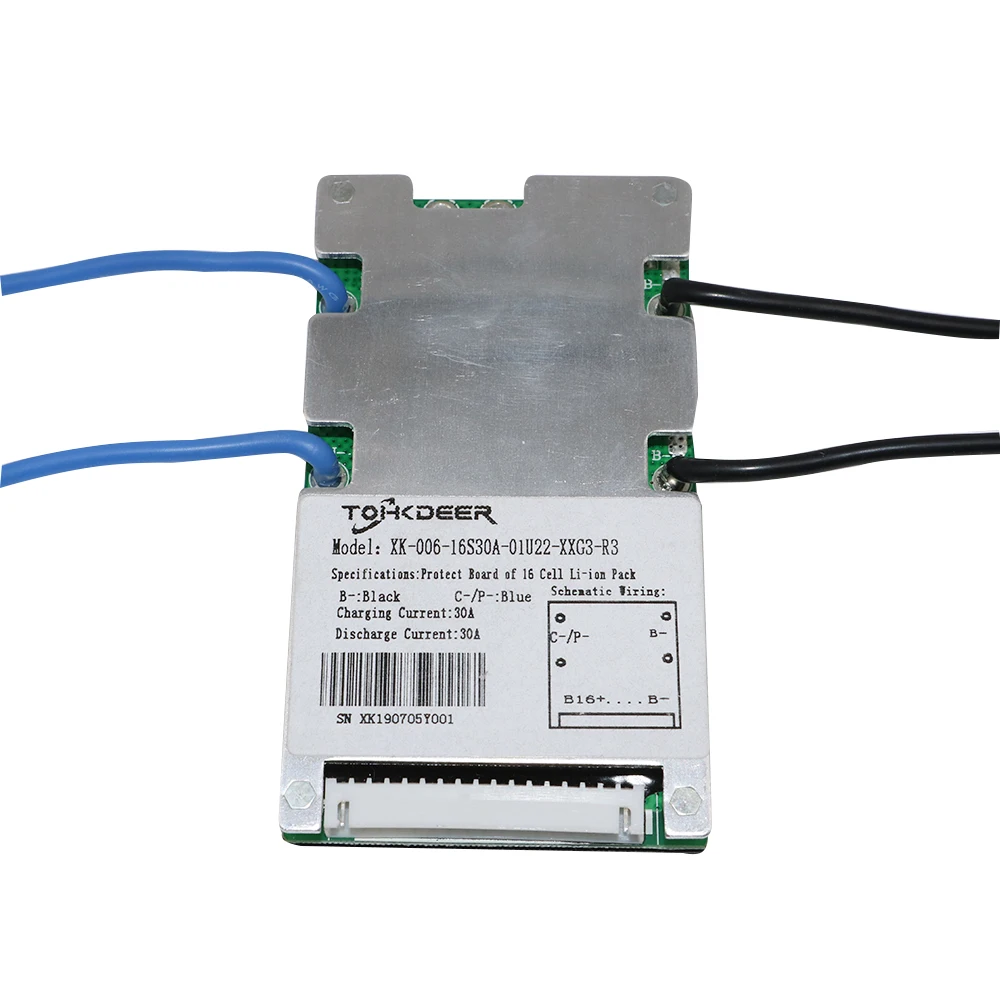 
LFP battery lifepo4 bms 60v 16s 50a bms lithium battery 