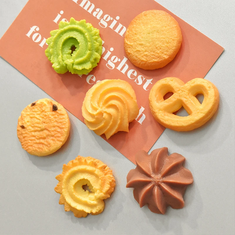 Creative simulation Korean ins Cookie refrigerator magnet cute food cookie magnetic decoration message board refrigerator magnet