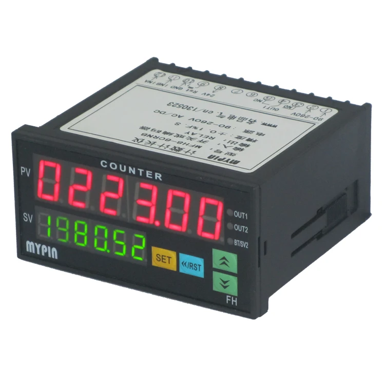 mypin(FH8-6CRRB) 6 digit digital counter meter.wire measuring counter,cable length measuring meter