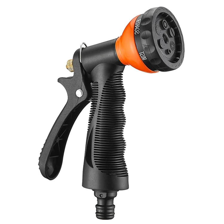 Garden Water Guns 6-pattern Metal Hand nozzle Suppliers Hand Pump Pressure Held nozzle Watering Gun Garden