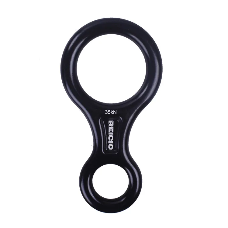 Rescue Figure 8 Descender Climbing Gear Downhill Equipment Rigging Plate 7075 Aluminum Alloy 35kn Outdoor Climbing