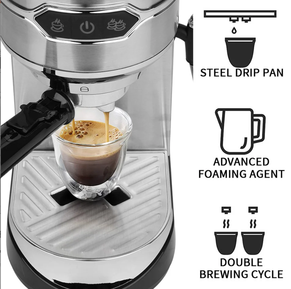 Wholesale Price 15Bar Italian pump coffee maker Professional Espresso Coffee Machine
