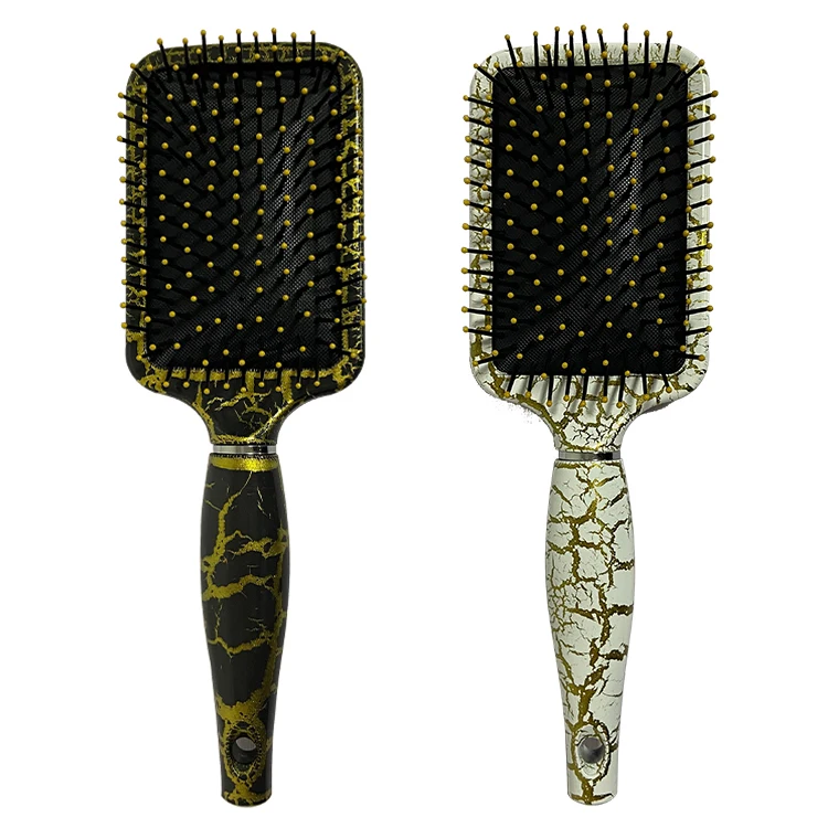 EUREKA 9594CNG Massaging Hair Brush Self Cleaning Comb Massage Comb Air-Cushion Comb With Nylon Pins And Grip Handle