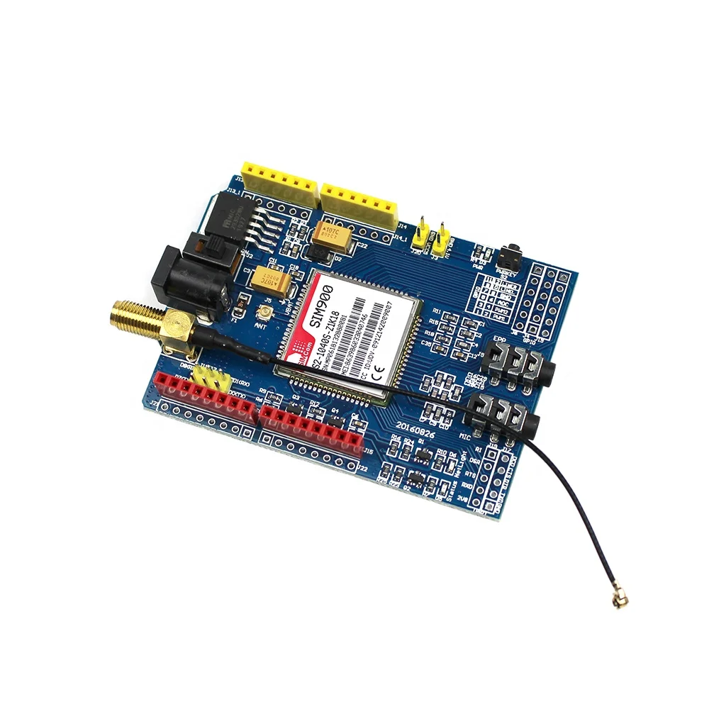 SIM900 GPRS GSM Защитная макетная плата комплект четырехдиапазонного модуля для Arduino