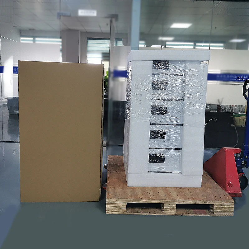 New design 50Kwh Lifepo4 Lithium Ion high voltage stacked energy storage battery for solar energy storage pack