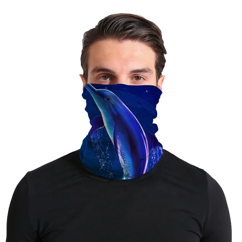 Seamless Outdoor Custom Bandana UPF 35+ Fishing Turban Custom Motorcycle Custom logo Bandana