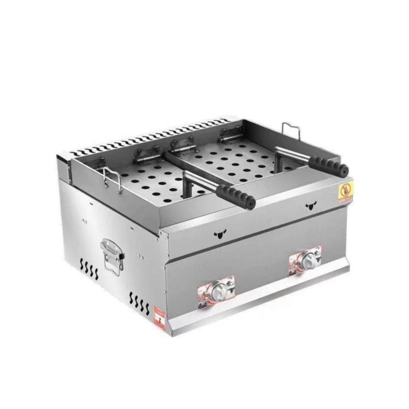 Hot Dog Restaurant Electric Grill & Griddle Combo Frey Fryer for Tasty Fries and Hot Dogs